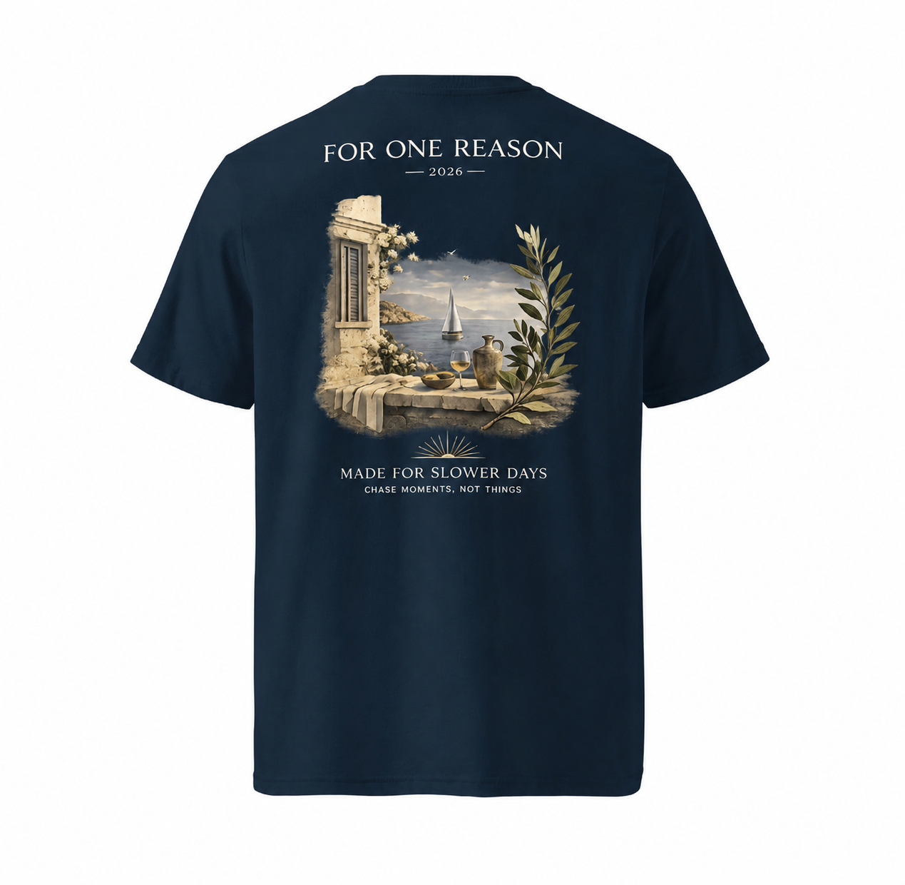 MADE FOR SLOWER DAYS CHASE MOMENTS NOT THINGS - Unisex Cotton T-Shirt