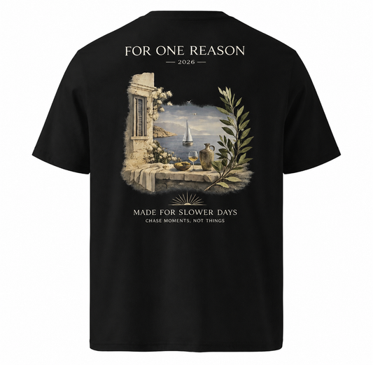MADE FOR SLOWER DAYS CHASE MOMENTS NOT THINGS - Unisex Cotton T-Shirt